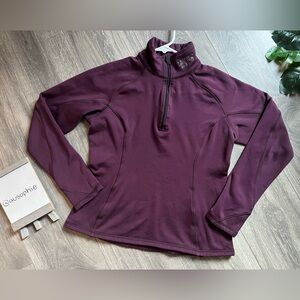 Mountain Hardwear quarter zip soft shell fleece lined jacket. Size Small